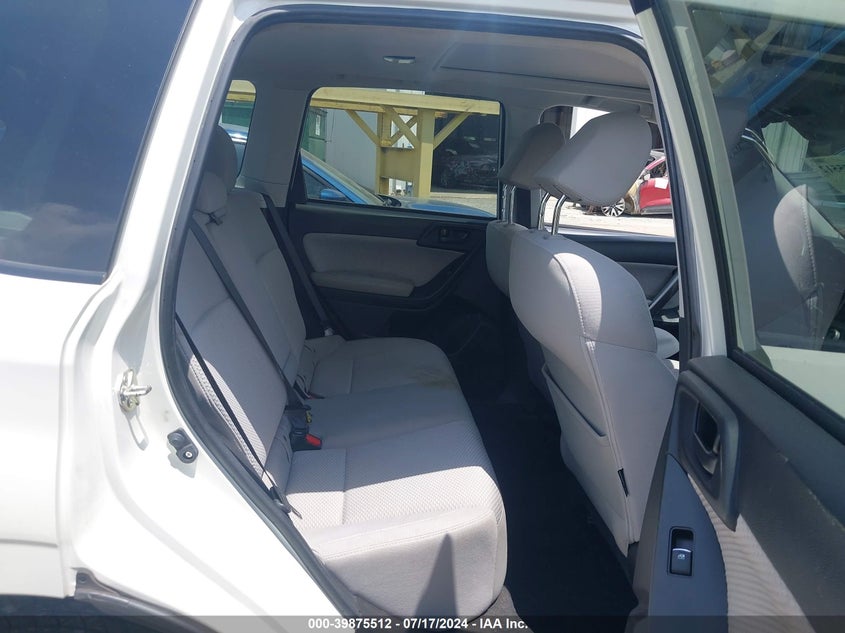 2018 Subaru Forester 2.5I Premium VIN: JF2SJAGC8JH575852 Lot: 39875512