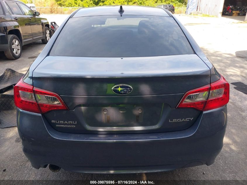 2016 Subaru Legacy 2.5I Premium VIN: 4S3BNBC67G3063787 Lot: 39875595