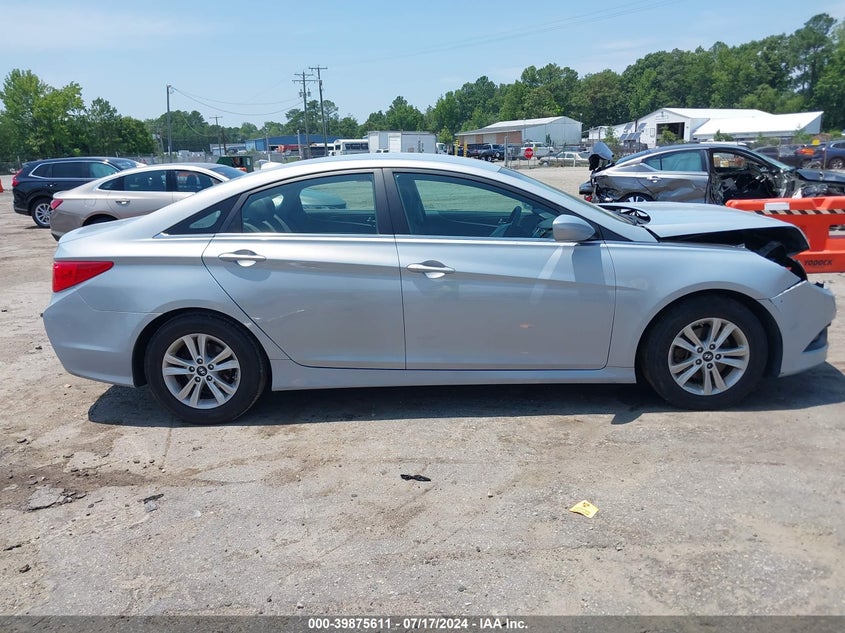 2014 Hyundai Sonata Gls VIN: 5NPEB4AC4EH884972 Lot: 39875611