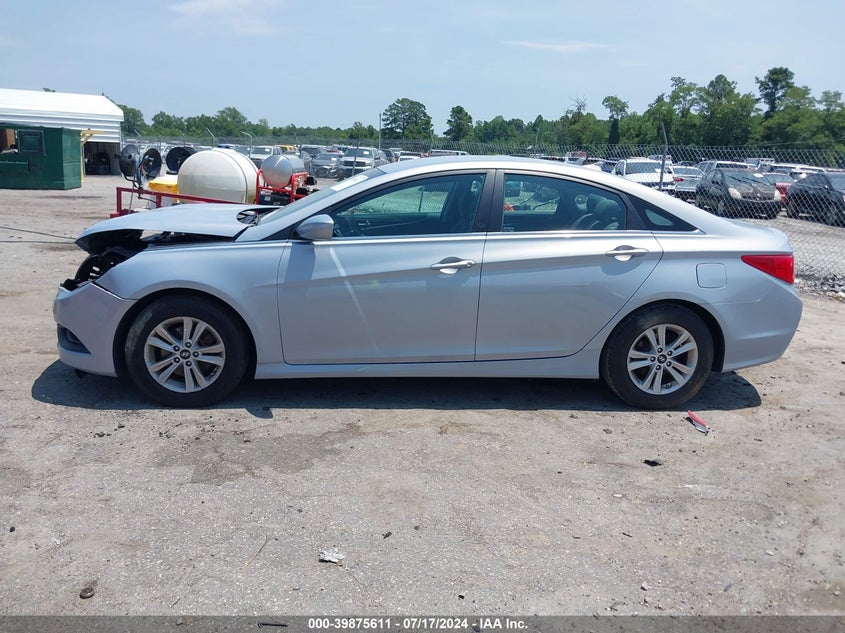 2014 Hyundai Sonata Gls VIN: 5NPEB4AC4EH884972 Lot: 39875611