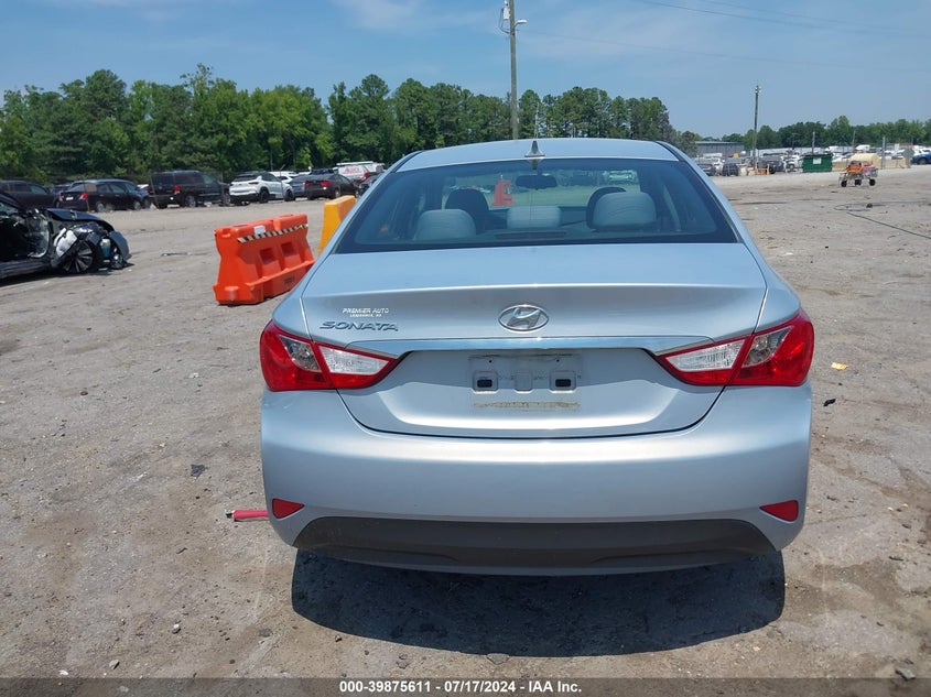 2014 Hyundai Sonata Gls VIN: 5NPEB4AC4EH884972 Lot: 39875611
