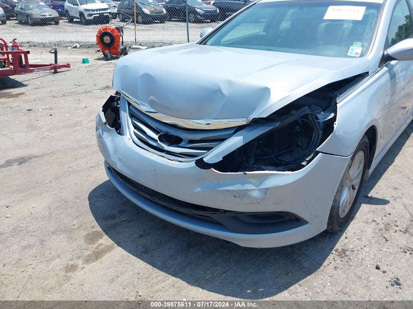2014 Hyundai Sonata Gls VIN: 5NPEB4AC4EH884972 Lot: 39875611