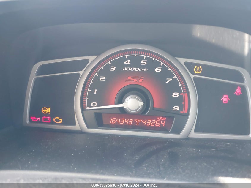 2008 Honda Civic Si/Si Mugen VIN: 2HGFA55508H711439 Lot: 39875630