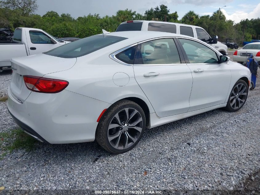 1C3CCCCG3FN509563 | 2015 CHRYSLER 200