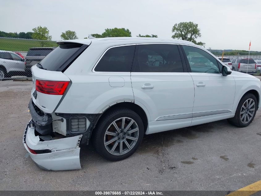 2017 Audi Q7 2.0T Premium VIN: WA1LHAF76HD047094 Lot: 39875685