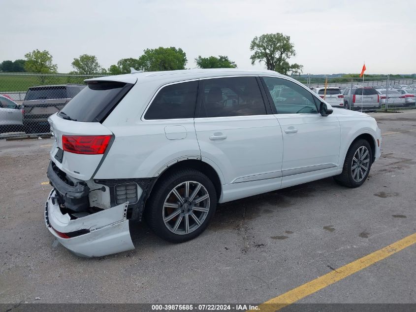 2017 Audi Q7 2.0T Premium VIN: WA1LHAF76HD047094 Lot: 39875685