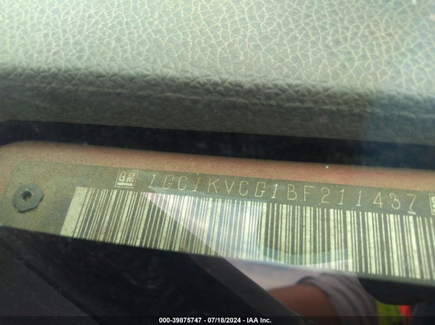 2011 Chevrolet Silverado 2500Hd Work Truck VIN: 1GC1KVCG1BF211437 Lot: 39875747