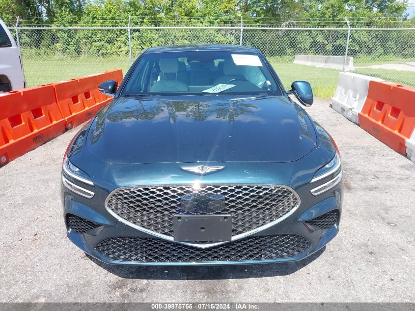 2024 Genesis G70 2.5T Awd VIN: KMTG34SC9RU143511 Lot: 39875755