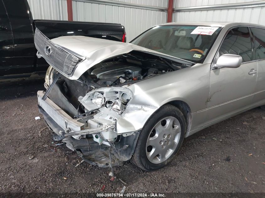 2003 Lexus Ls 430 VIN: JTHBN30F730113141 Lot: 39875794