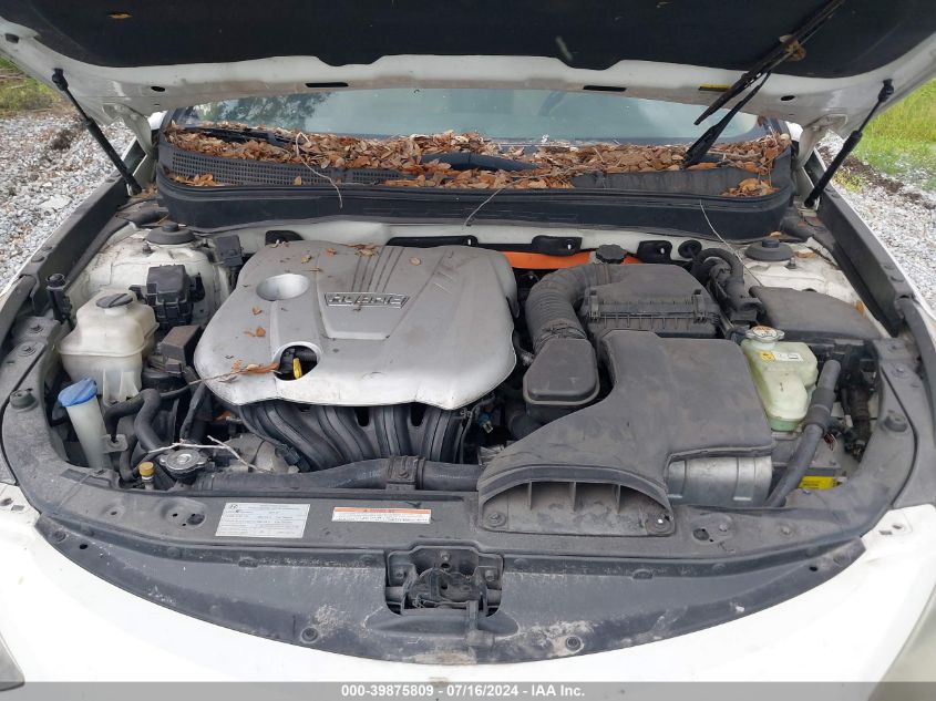 2012 Hyundai Sonata Hybrid VIN: KMHEC4A40CA054267 Lot: 39875809