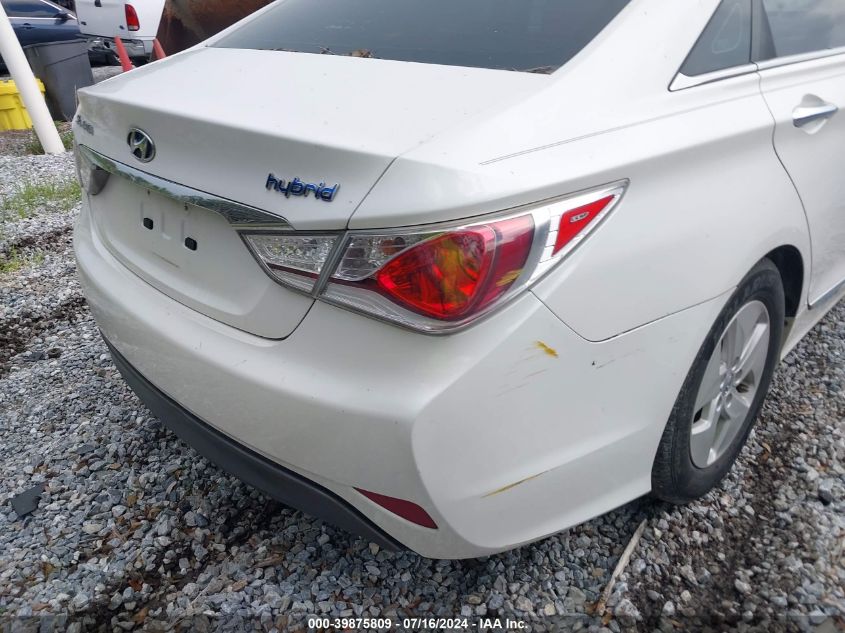 2012 Hyundai Sonata Hybrid VIN: KMHEC4A40CA054267 Lot: 39875809