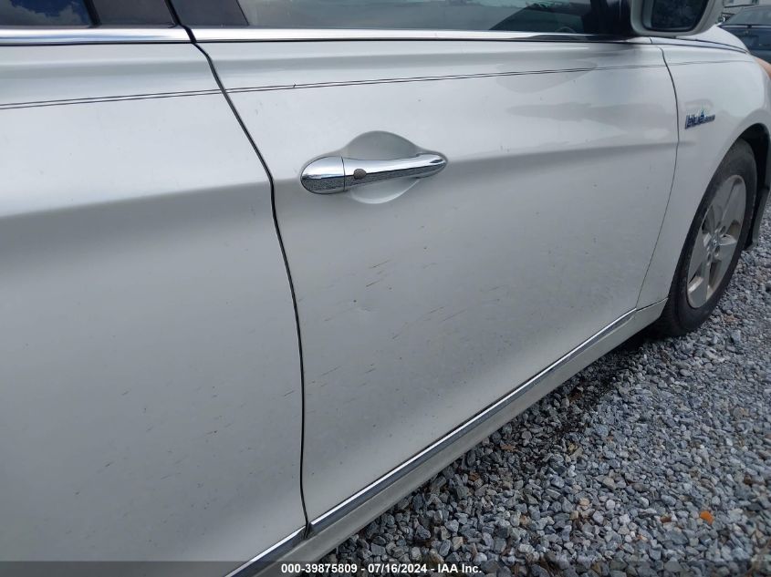 2012 Hyundai Sonata Hybrid VIN: KMHEC4A40CA054267 Lot: 39875809