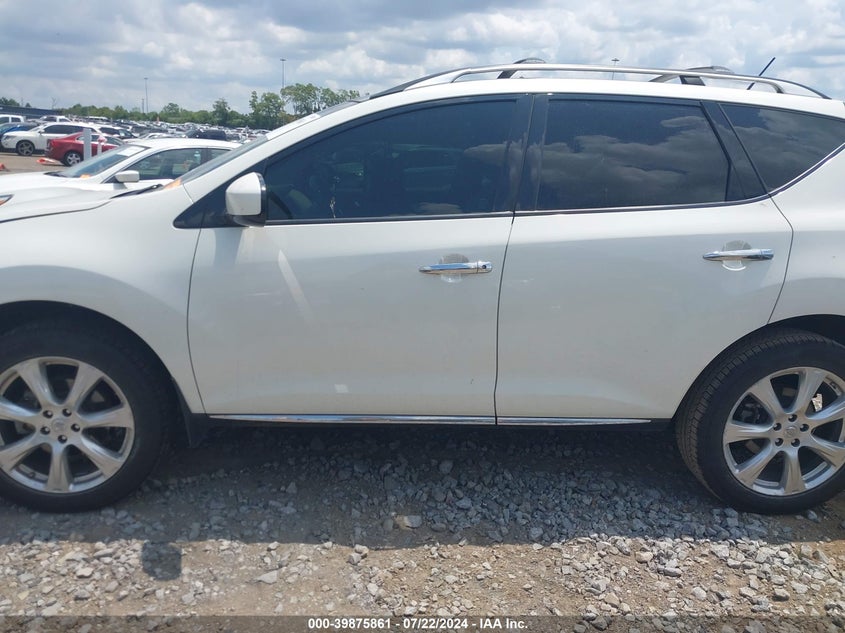 2014 Nissan Murano Le VIN: JN8AV1MWXEW531696 Lot: 39875861