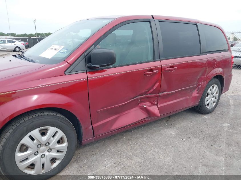 2014 Dodge Grand Caravan Se VIN: 2C4RDGBG8ER260366 Lot: 39875868