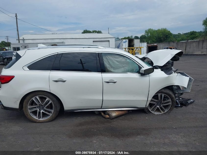 2017 Acura Mdx Advance Package VIN: 5FRYD4H84HB015458 Lot: 39875934