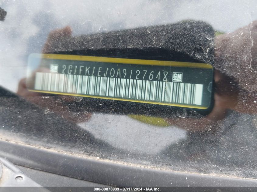 2010 Chevrolet Camaro 2Ss VIN: 2G1FK1EJ0A9127648 Lot: 39875939