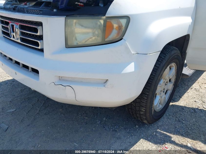 2006 Honda Ridgeline Rtl VIN: 2HJYK165X6H544382 Lot: 39875940