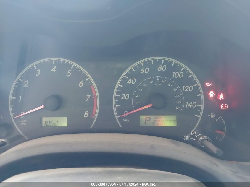 2009 Toyota Corolla Le VIN: JTDBL40E299031438 Lot: 39875954