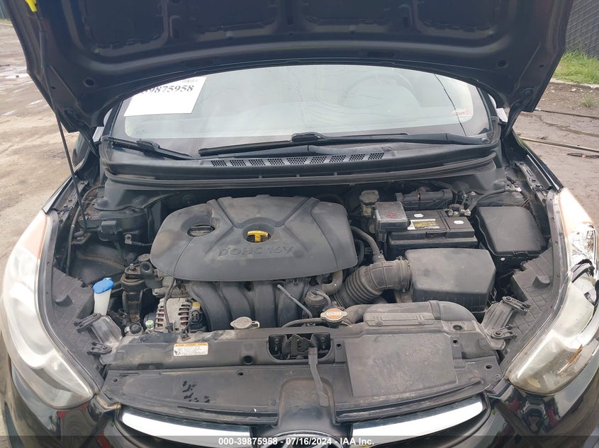 2012 Hyundai Elantra Gls VIN: 5NPDH4AE4CH102517 Lot: 39875958