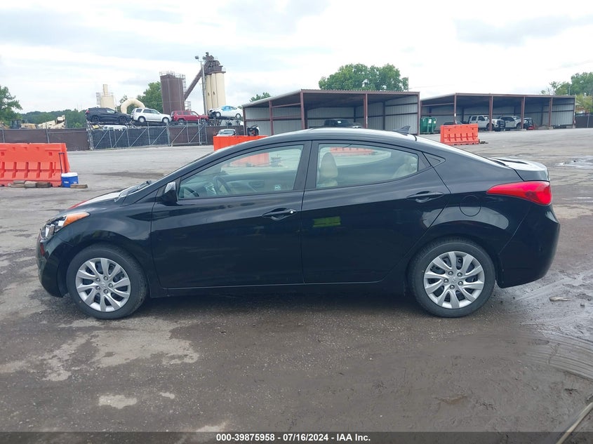 2012 Hyundai Elantra Gls VIN: 5NPDH4AE4CH102517 Lot: 39875958