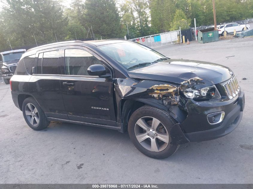 2017 Jeep Compass High Altitude 4X4 VIN: 1C4NJDEB3HD168076 Lot: 39875968