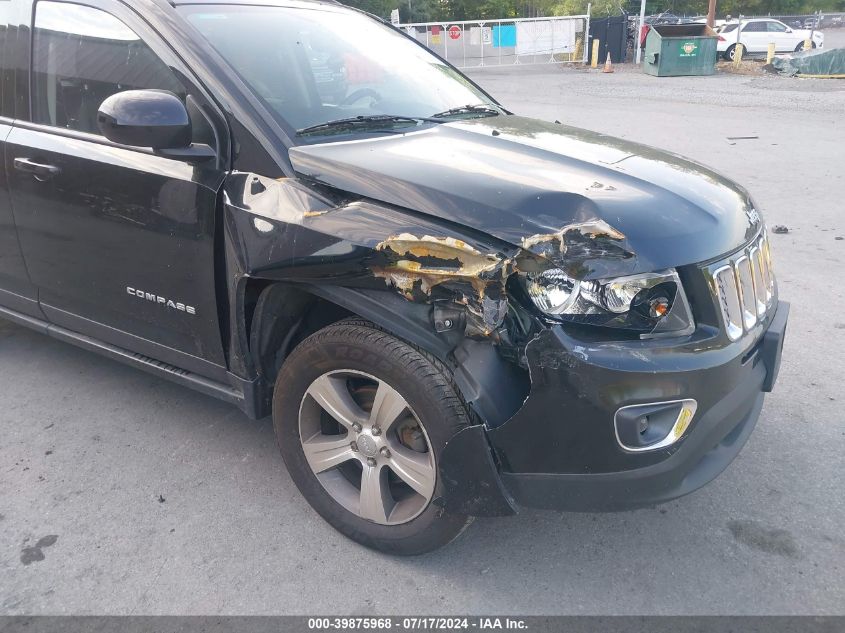 2017 Jeep Compass High Altitude 4X4 VIN: 1C4NJDEB3HD168076 Lot: 39875968