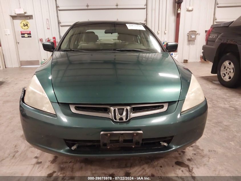 2003 Honda Accord 2.4 Lx VIN: 3HGCM56373G700695 Lot: 39875978