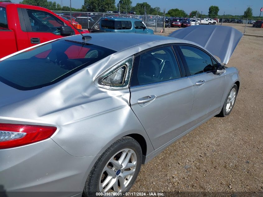 2014 Ford Fusion Se VIN: 3FA6P0H78ER396263 Lot: 39876001
