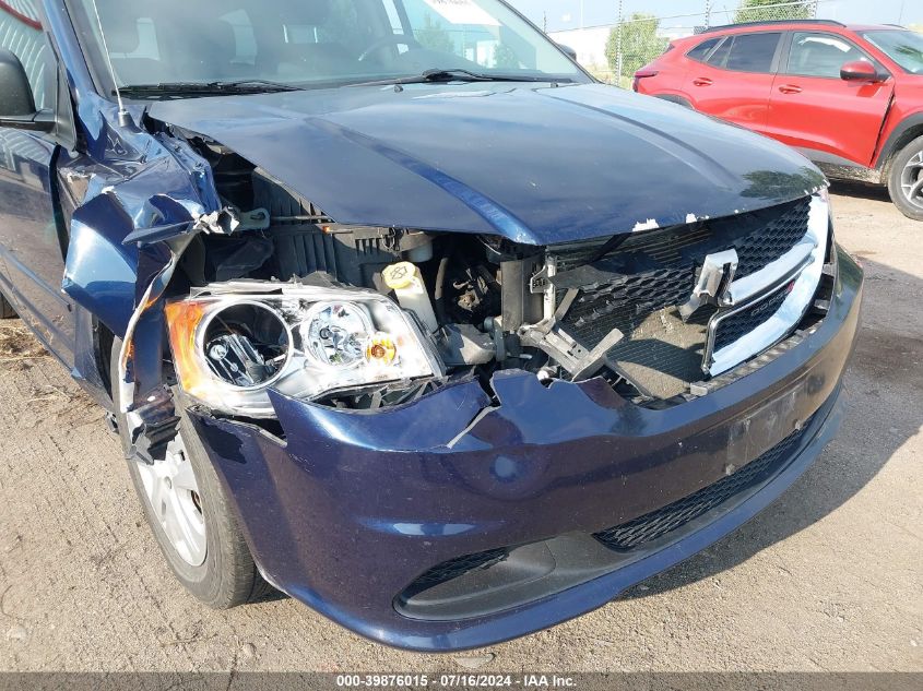 2016 Dodge Grand Caravan Se VIN: 2C4RDGBG8GR209551 Lot: 39876015