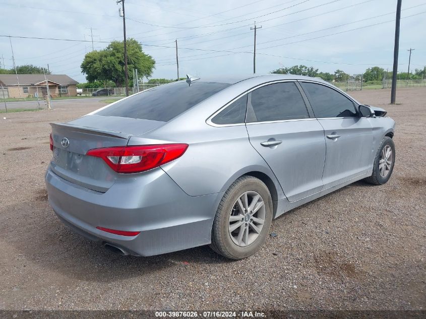 2015 HYUNDAI SONATA SE - 5NPF24AF6FH135702