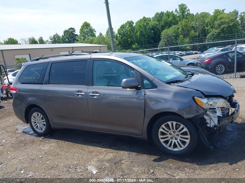 2012 Toyota Sienna Xle V6 8 Passenger VIN: 5TDYK3DC0CS203443 Lot: 39876048