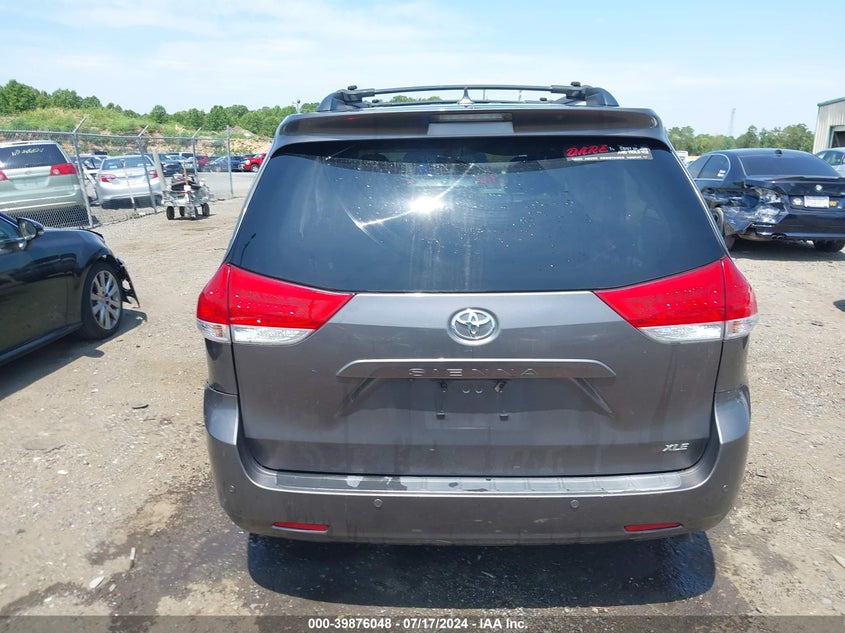 2012 Toyota Sienna Xle V6 8 Passenger VIN: 5TDYK3DC0CS203443 Lot: 39876048