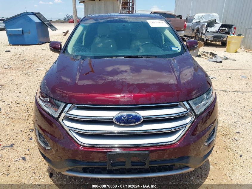 2018 Ford Edge Sel VIN: 2FMPK3J9XJBC26677 Lot: 39876059