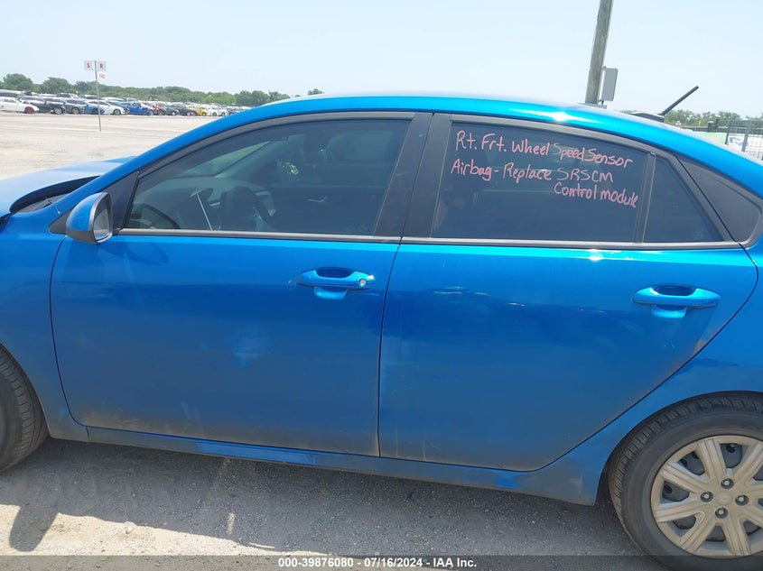 VIN 3KPA24AD7NE443980 2022 KIA RIO LX/S
