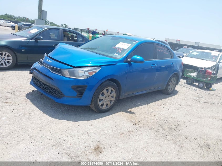 VIN 3KPA24AD7NE443980 2022 KIA RIO LX/S