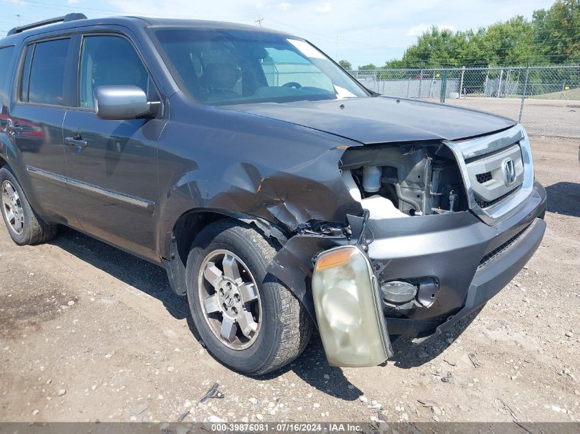 2011 Honda Pilot Touring VIN: 5FNYF3H9XBB030536 Lot: 39876081
