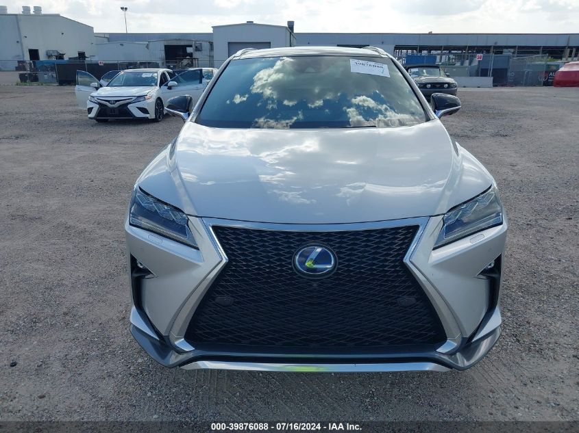 2019 Lexus Rx 450H F Sport VIN: 2T2BGMCA1KC030208 Lot: 39876088