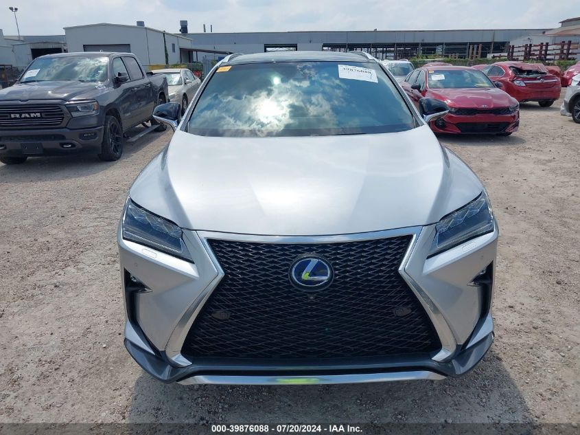 2019 Lexus Rx 450H F Sport VIN: 2T2BGMCA1KC030208 Lot: 39876088