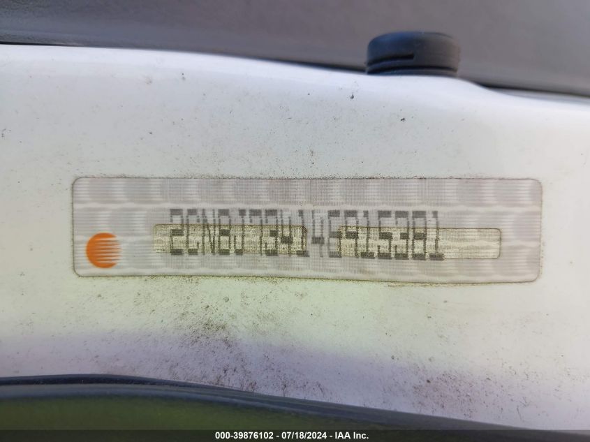 2004 Chevrolet Tracker Zr2 VIN: 2CNBJ734146915381 Lot: 39876102