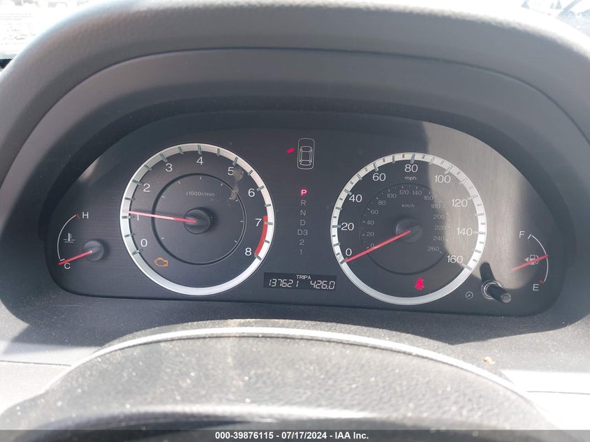 2010 Honda Accord 2.4 Lx VIN: 1HGCP2F33AA162630 Lot: 39876115