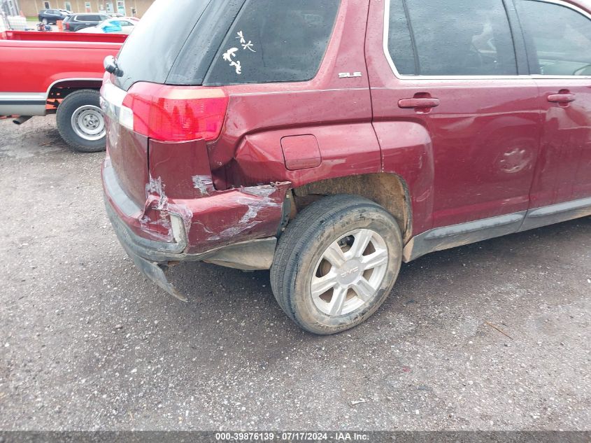 2016 GMC Terrain Sle VIN: 2GKALMEK8G6173221 Lot: 39876139