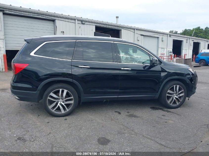 2017 Honda Pilot Touring VIN: 5FNYF6H96HB024341 Lot: 39876156
