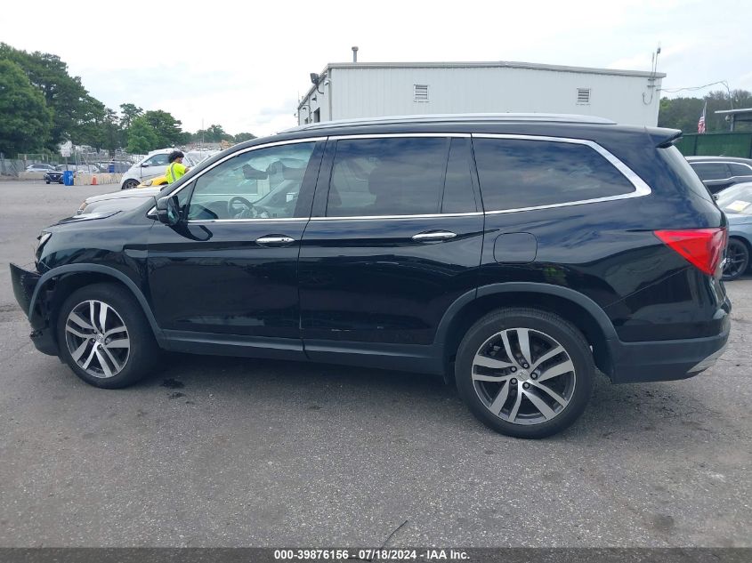 2017 Honda Pilot Touring VIN: 5FNYF6H96HB024341 Lot: 39876156