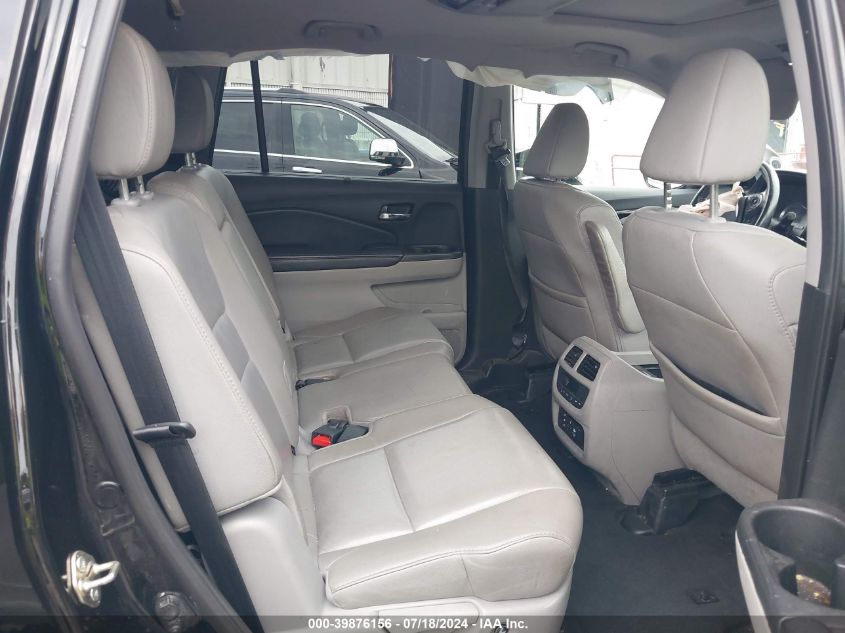 2017 Honda Pilot Touring VIN: 5FNYF6H96HB024341 Lot: 39876156