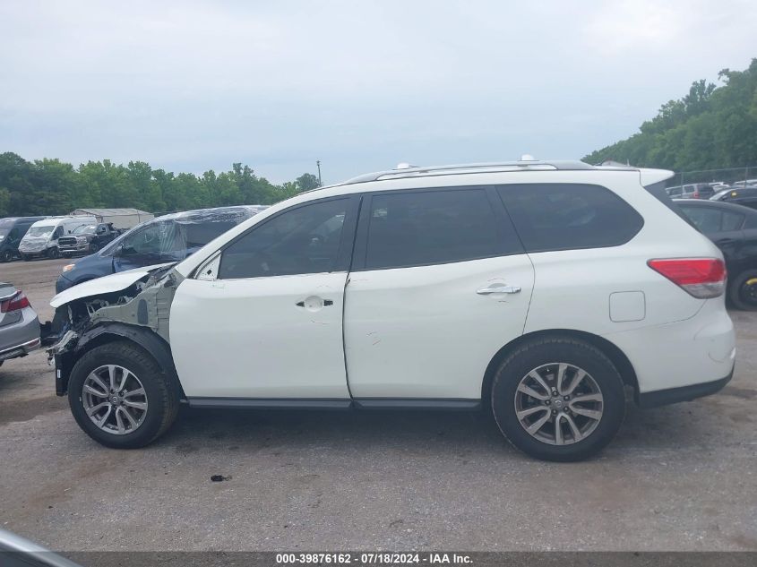 2016 Nissan Pathfinder S/Sv/Sl/Platinum VIN: 5N1AR2MN9GC653961 Lot: 39876162