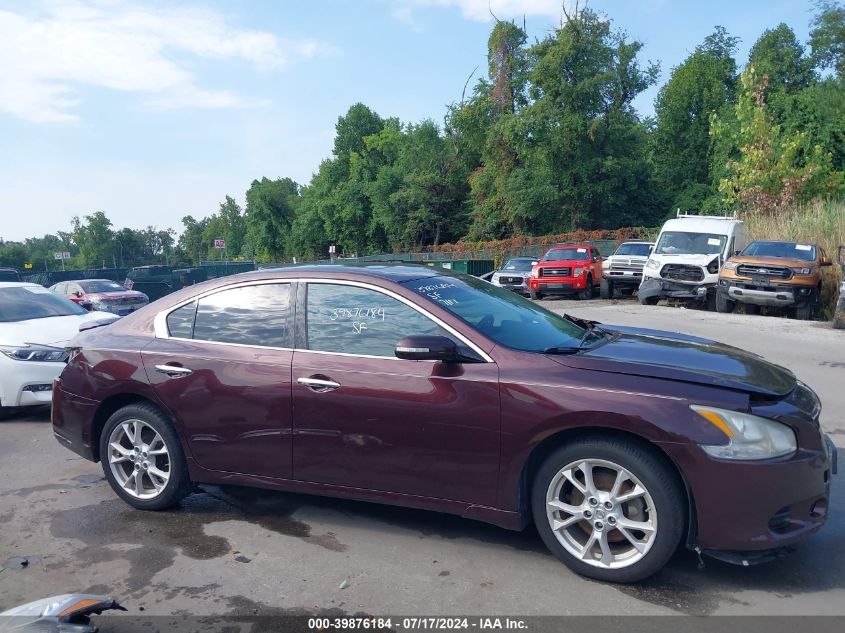 2014 Nissan Maxima 3.5 Sv VIN: 1N4AA5AP4EC430801 Lot: 39876184