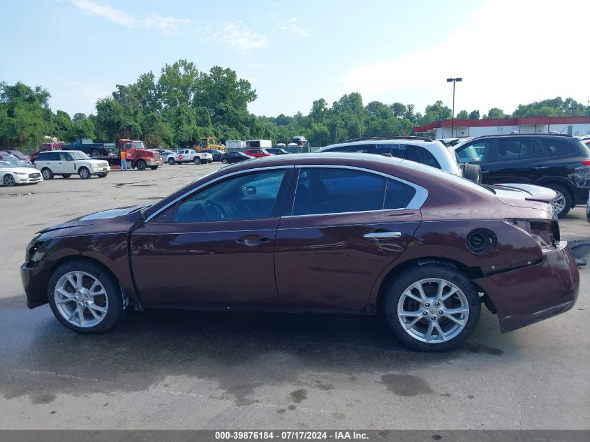 2014 Nissan Maxima 3.5 Sv VIN: 1N4AA5AP4EC430801 Lot: 39876184