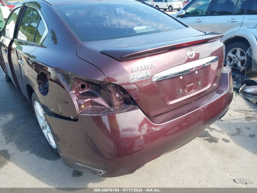 2014 Nissan Maxima 3.5 Sv VIN: 1N4AA5AP4EC430801 Lot: 39876184