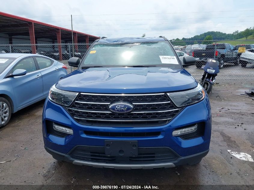 2021 Ford Explorer Xlt VIN: 1FMSK8DHXMGC03052 Lot: 39876190