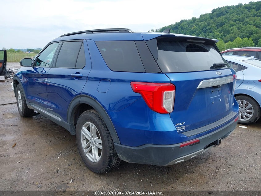 VIN 1FMSK8DHXMGC03052 2021 FORD EXPLORER XLT
